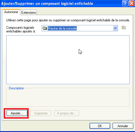 Créer une console MMC sur Windows Server 