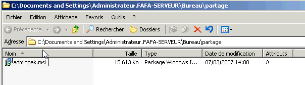 Créer une console MMC sur Windows Server
