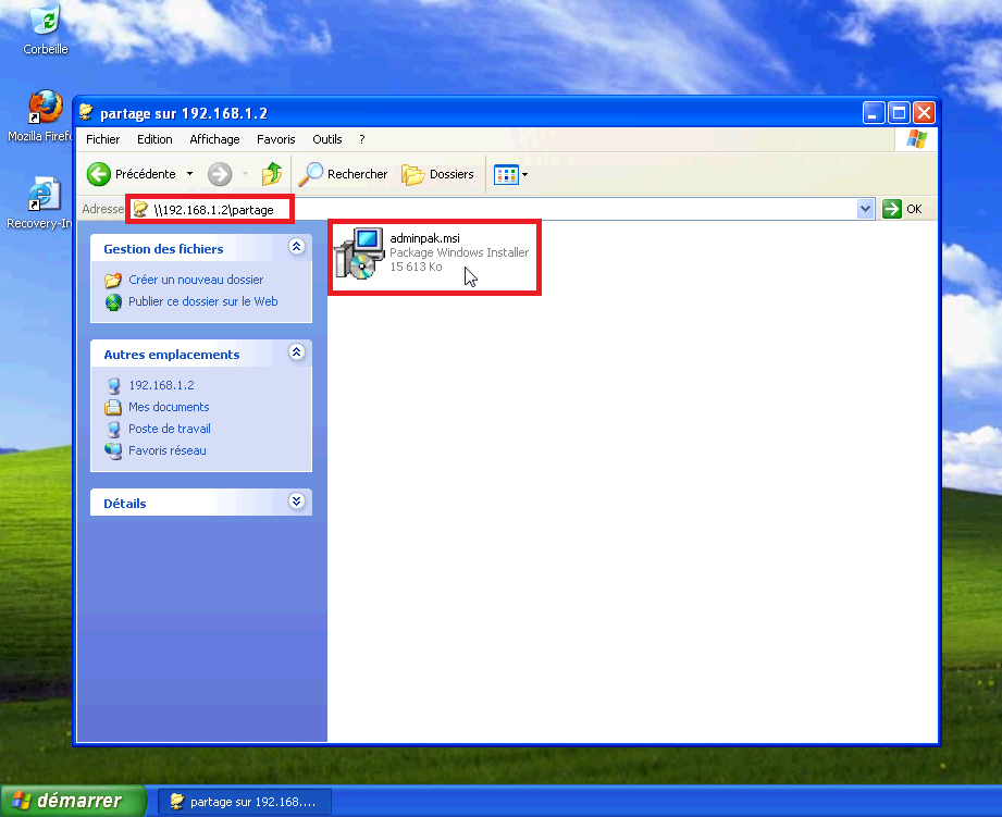 Créer une console MMC sur Windows Server 