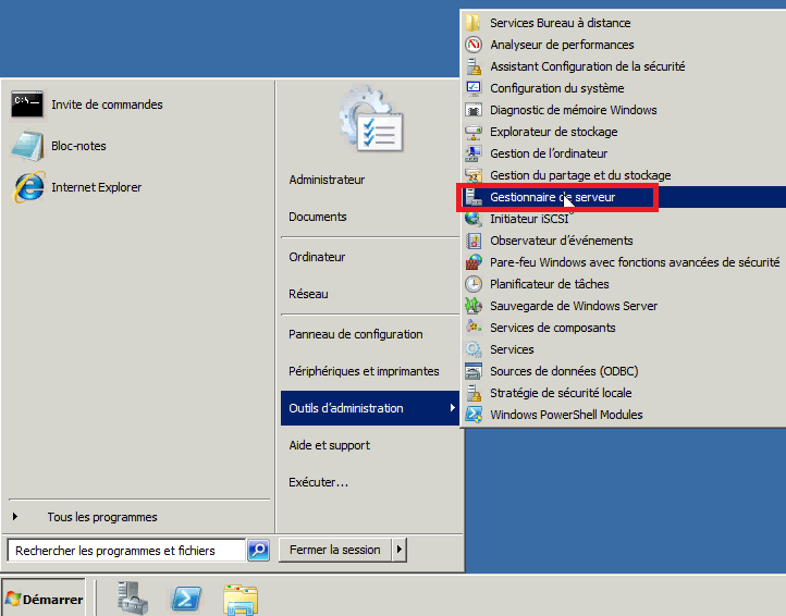 Installer Active Directory dans Windows Server 2008 