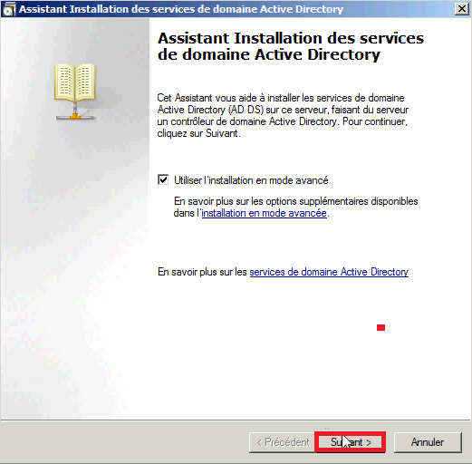 Installer Active Directory dans Windows Server 2008 