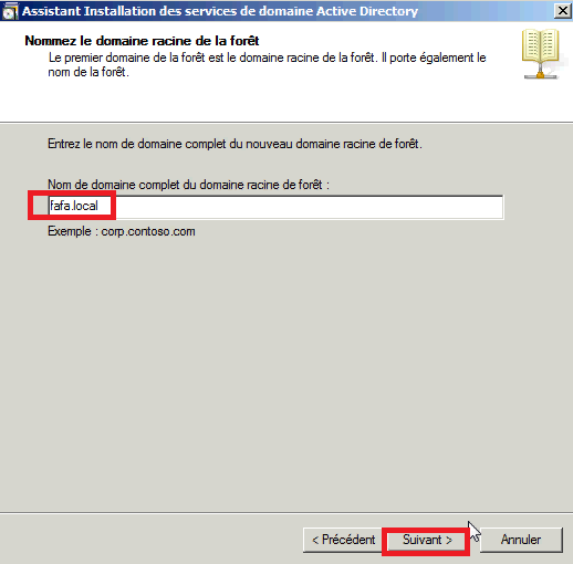 Installer Active Directory dans Windows Server 2008 