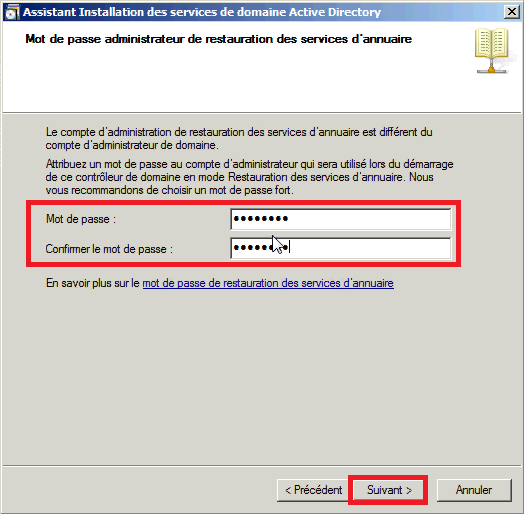 Installer Active Directory dans Windows Server 2008 