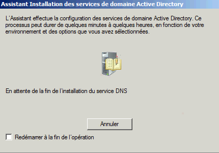 Installer Active Directory dans Windows Server 2008 