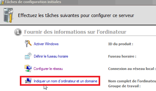 Installer Active Directory dans Windows Server 2008 