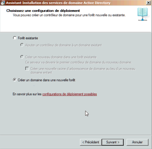 Active Directory installation