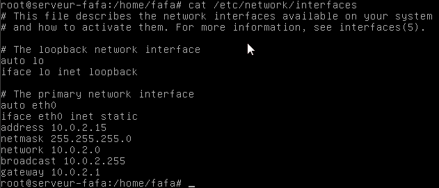 Configurer une carte réseau sous Linux