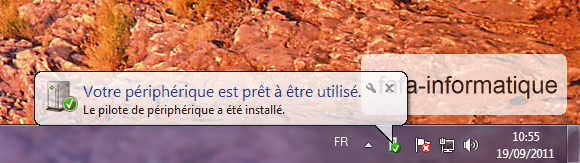 Détecter disque dur sur Windows