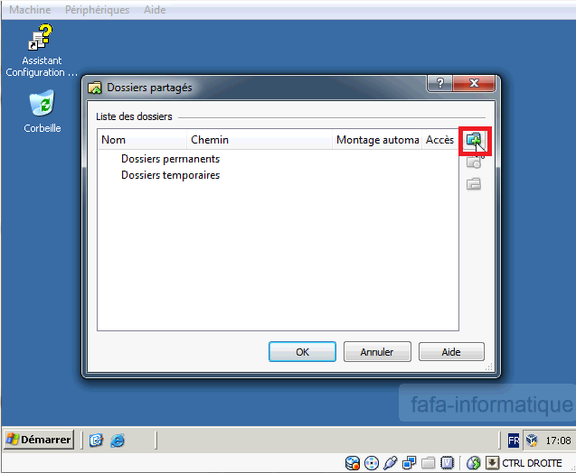 Dossier partage Windows 