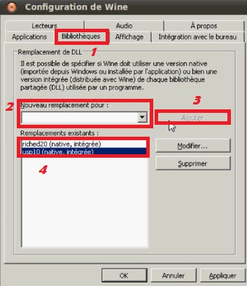 Installer les bibliothèques de Windows