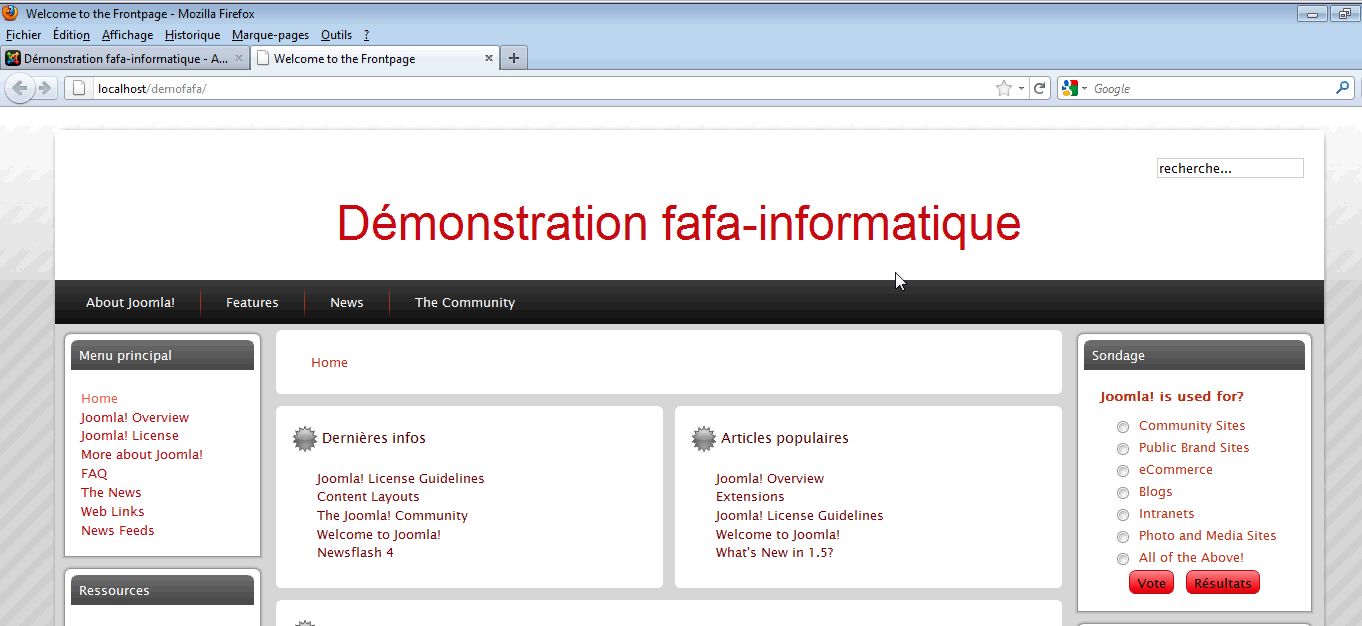 Nouvelle position module Joomla! 