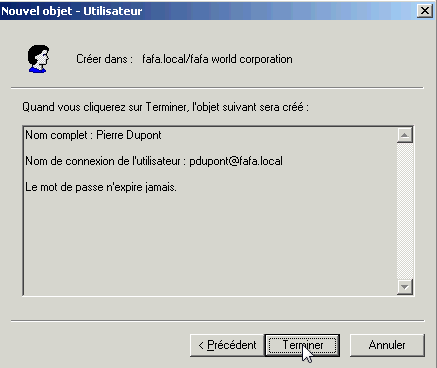 Profils itinérants Active Directory