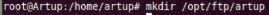 Créer un dossier dans le serveur FTP