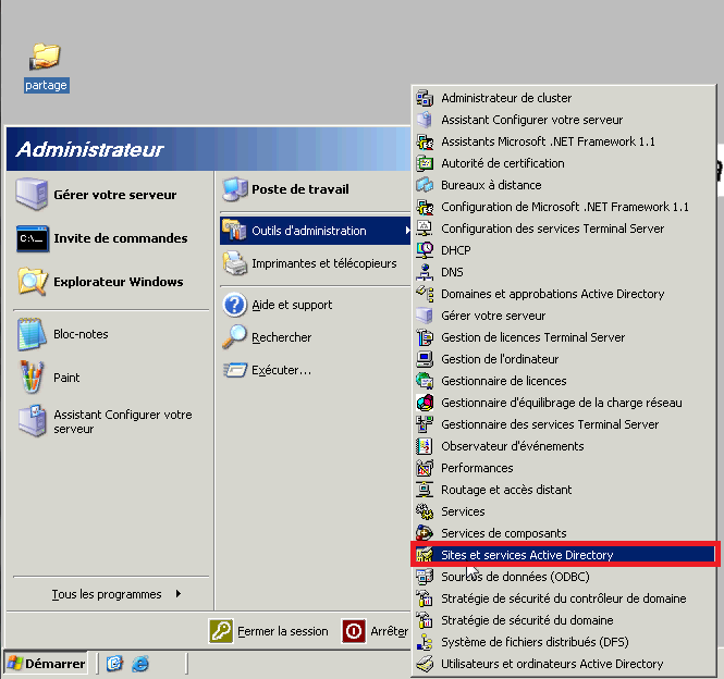 Mettre en place une GPI sur Windows 2003