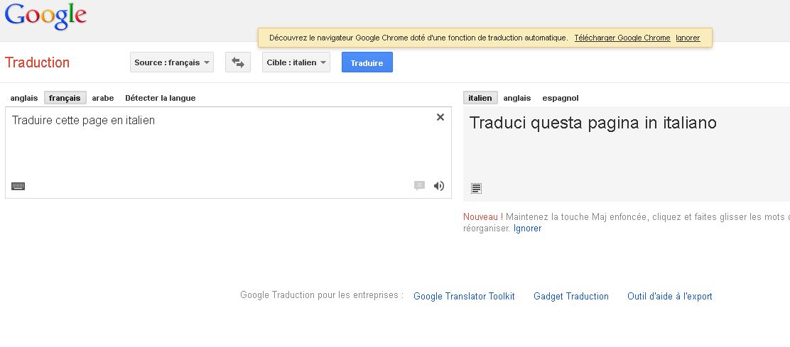 Traduction. Google Traduction anglais Arabic.