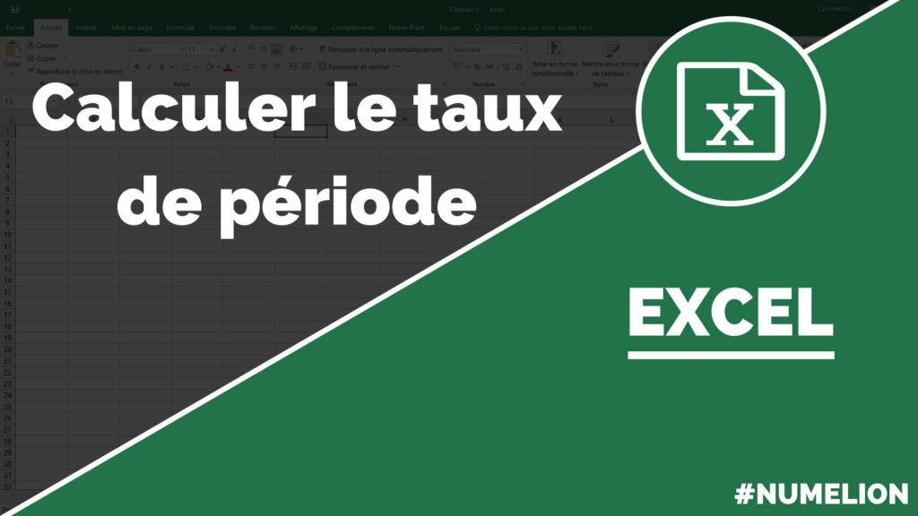 Calculer le taux de période dans Excel