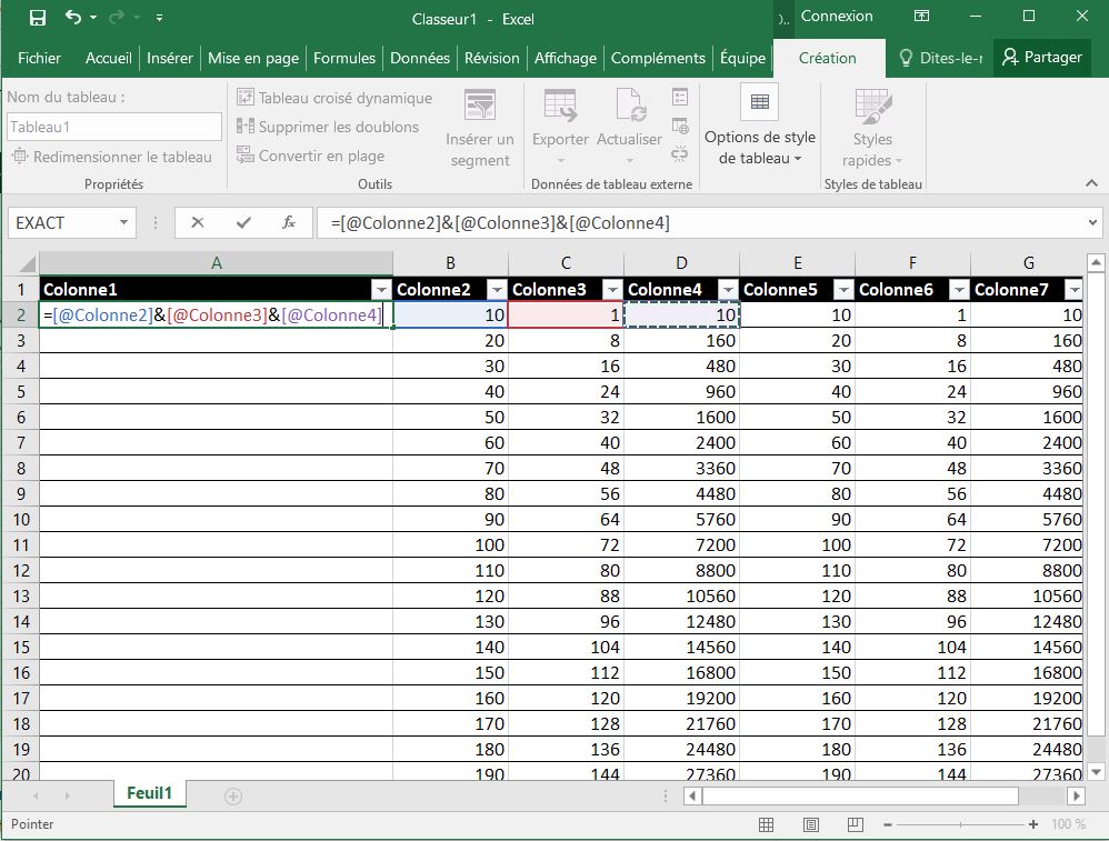 Regrouper des cellules Excel sans perdre de données