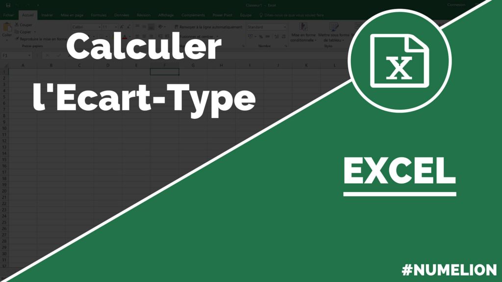 Calculer l'Écart-type dans Excel