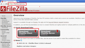 Télécharger Filezilla