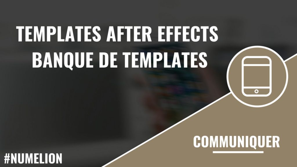 Banque de templates After Effects Banque de templates After Effects