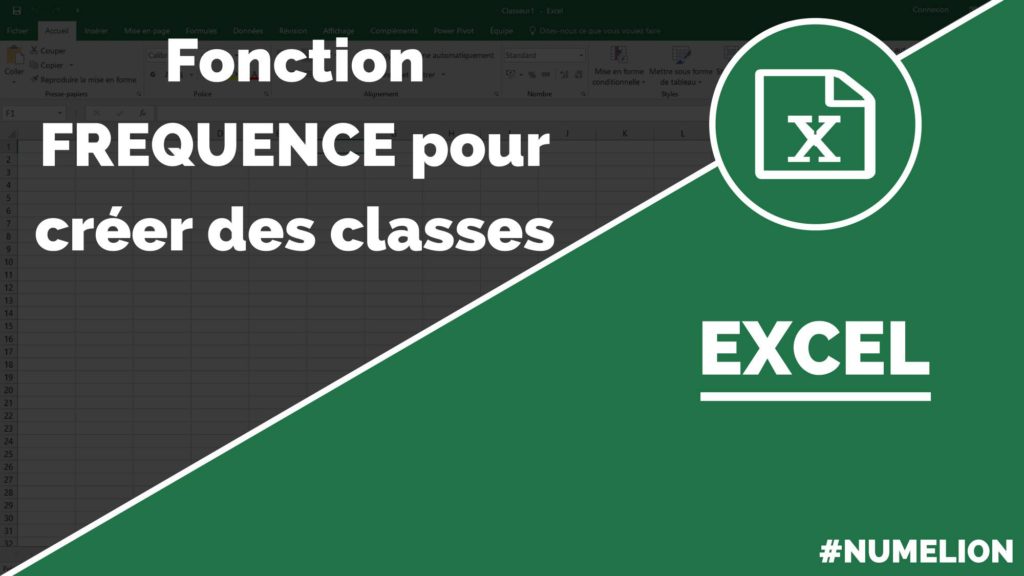 Calculer des classes dans Excel avec la fonction fréquence