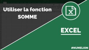 Calculer avec la fonction SOMME dans Excel