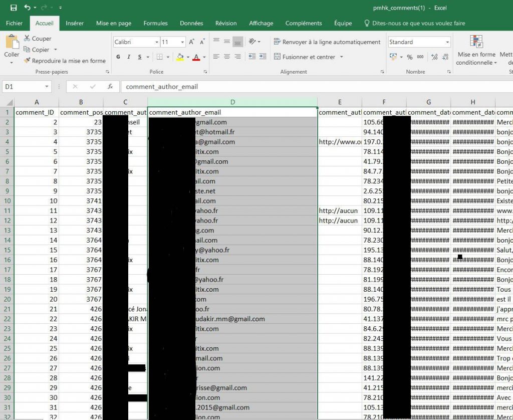 E-mail et commentaires dans WordPress E-mail et commentaires dans WordPress