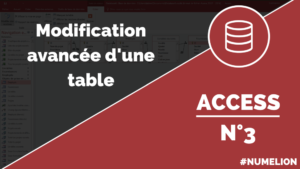 Modification avancée d'une table Access