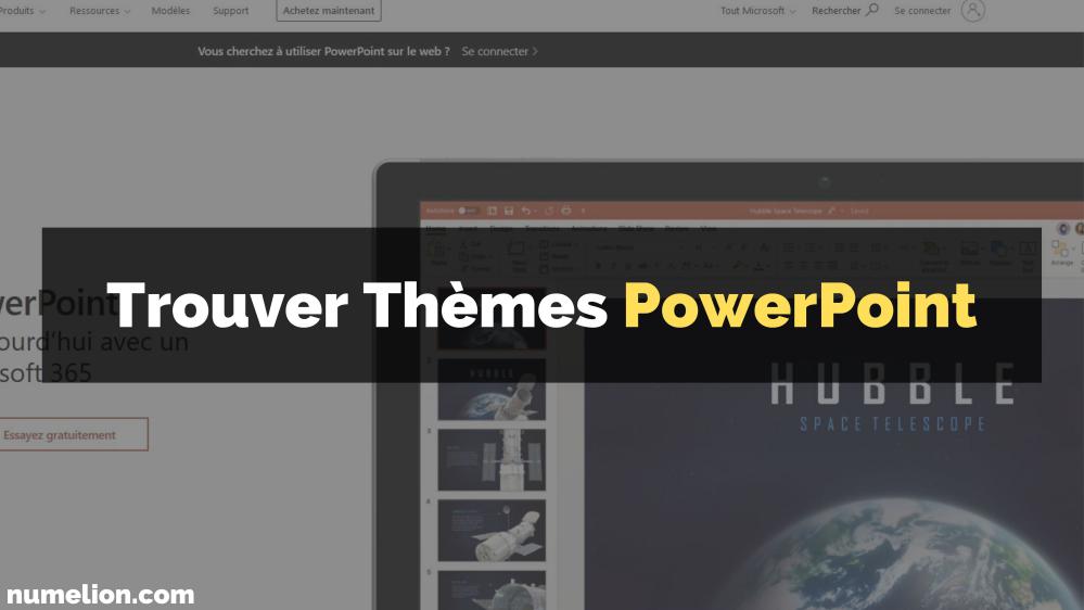 Meilleures banques de thèmes PowerPoint (présentations / slides)
