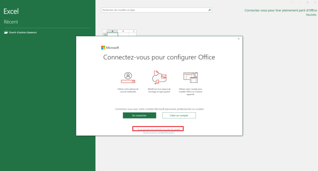 Activer Microsoft Office Professionnel