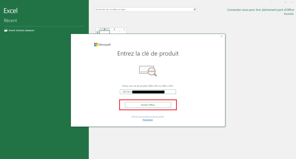 Clé d'activation de Microsoft Office Professionnel Clé d'activation de Microsoft Office Professionnel
