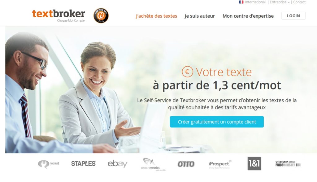 Faire écrire des articles avec TextBroker