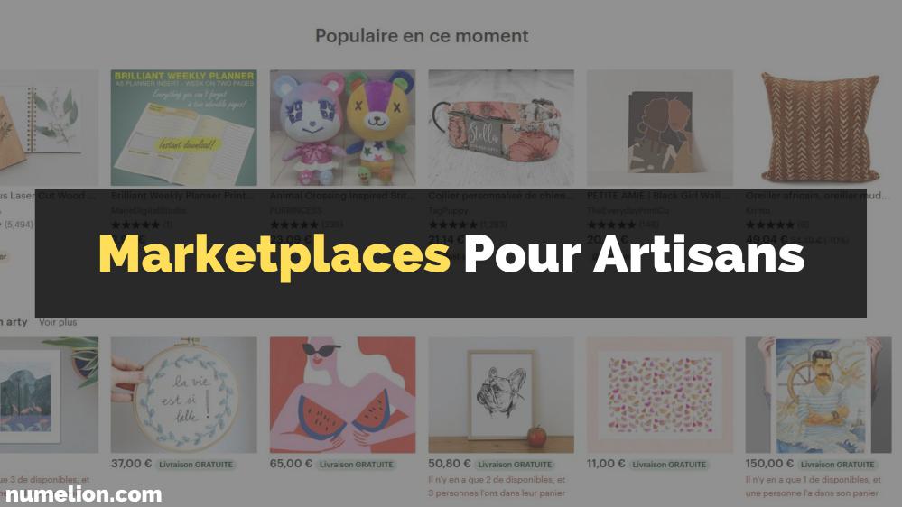 Les meilleures marketplaces pour les artisans