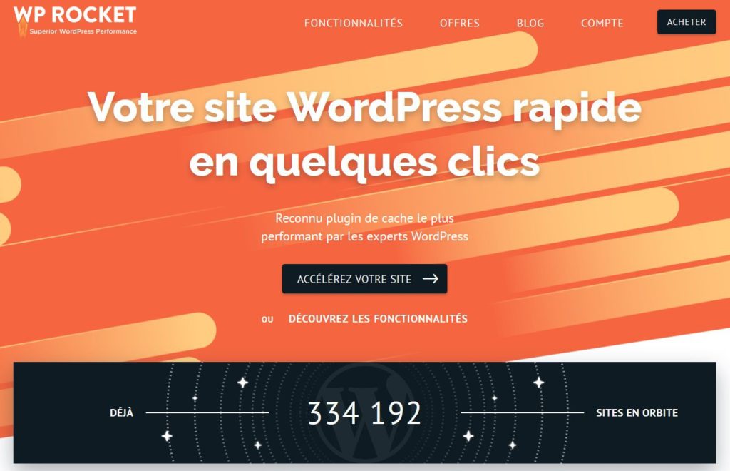 WP Rocket - Plugin de cache payant sous WordPress