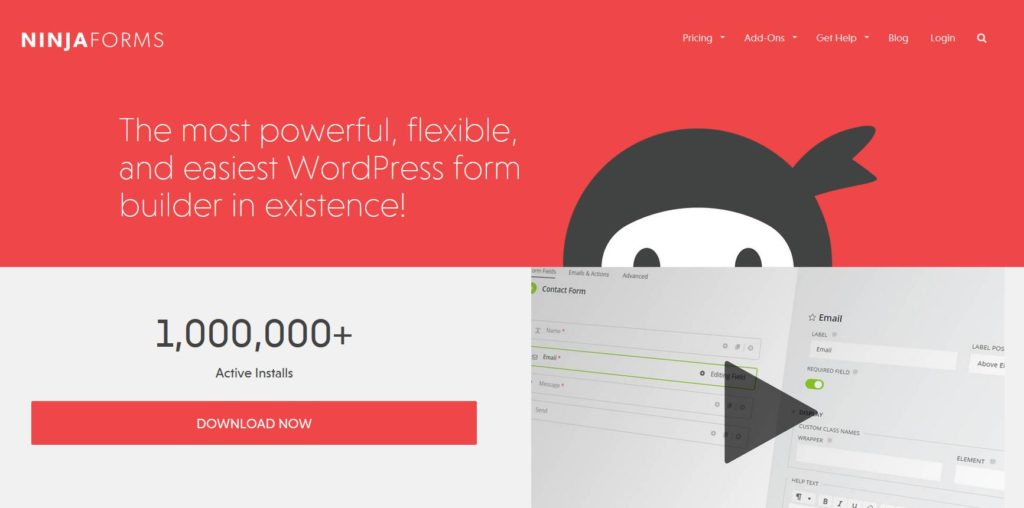 Ninja Forms dans WordPress