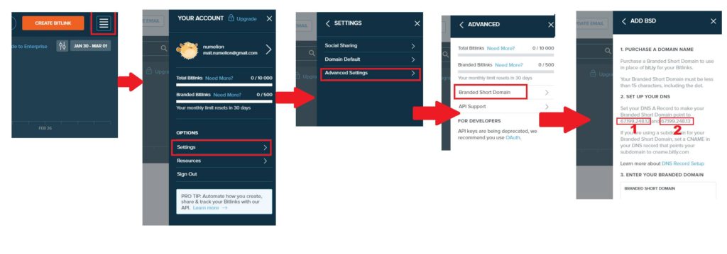 Trouver les serveurs DNS pour personnalise le nom de domaine Bitly Trouver les serveurs DNS pour personnalise le nom de domaine Bitly