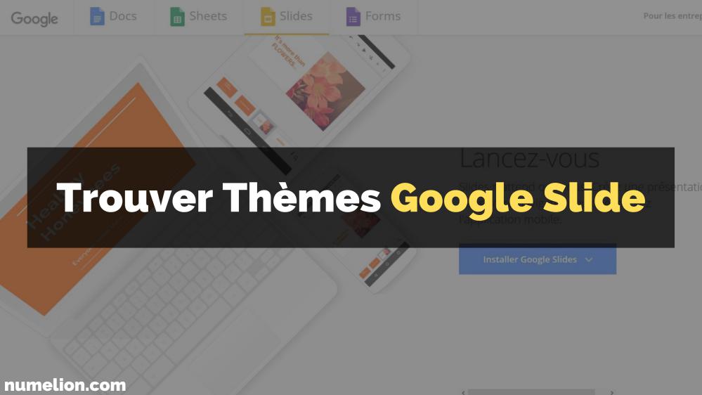 Banque de thèmes pour le logiciel Google Slide