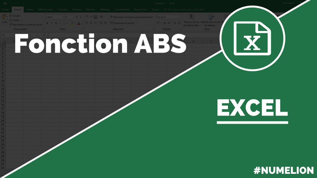 Utiliser la fonction ABS dans Excel