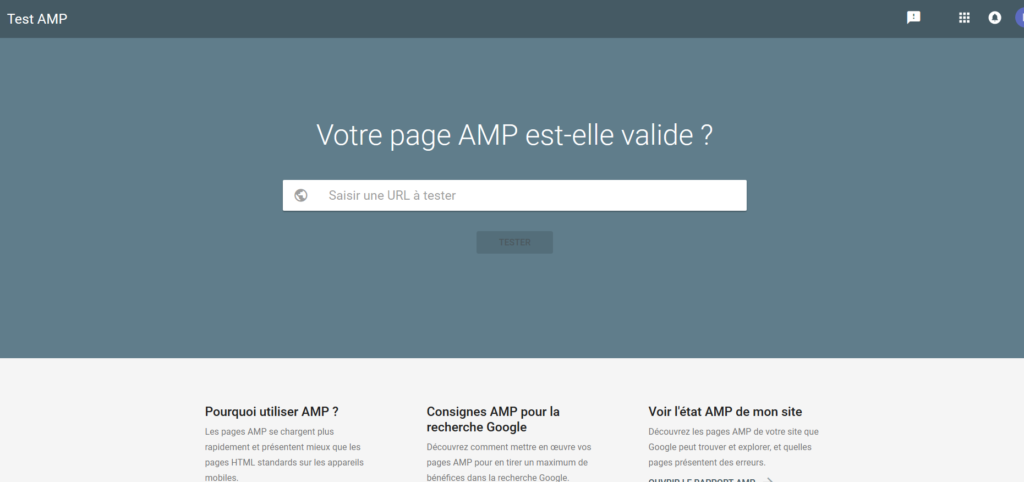 Test AMP Test AMP
