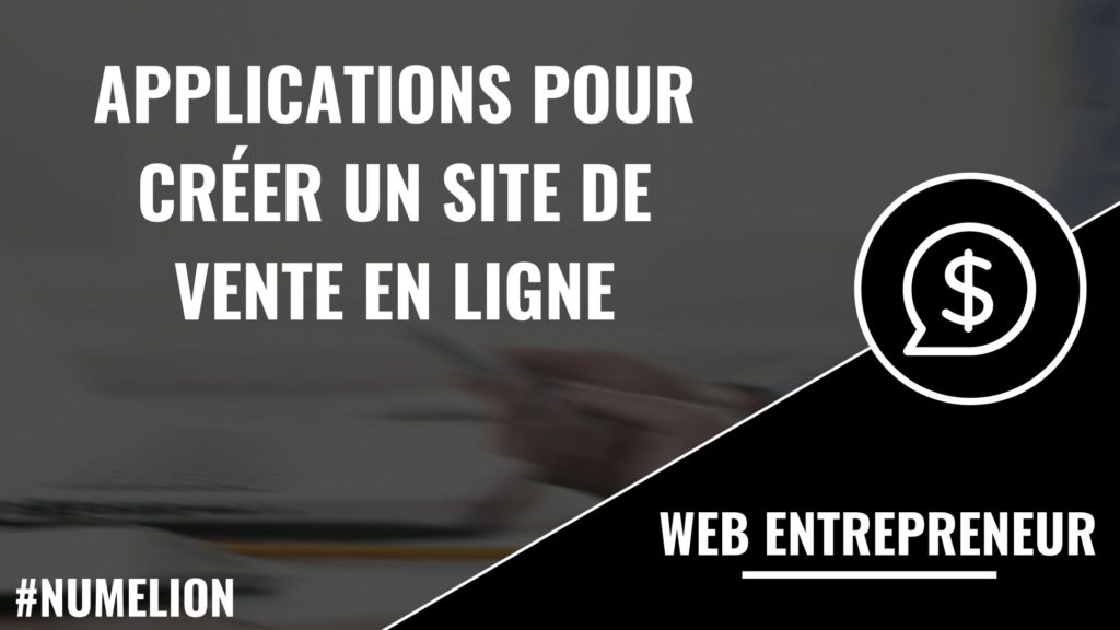 Créer un site de vente en ligne Créer un site de vente en ligne