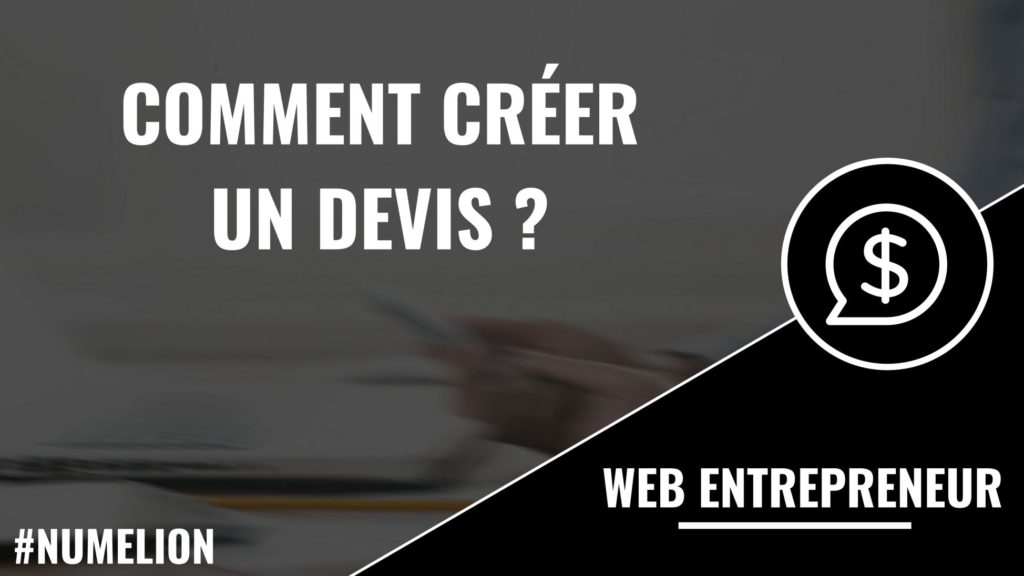 Comment créer un devis ?