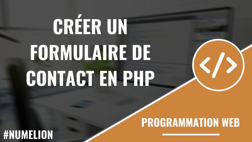 Créer un formulaire de contact en php