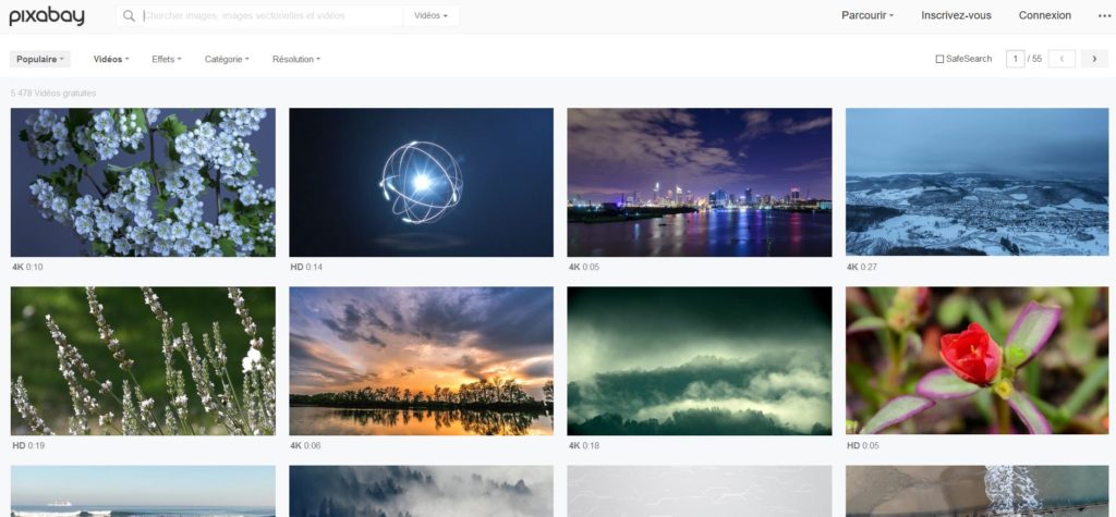 Pixabay - Une des principales banques de vidéo gratuites et libres de droits