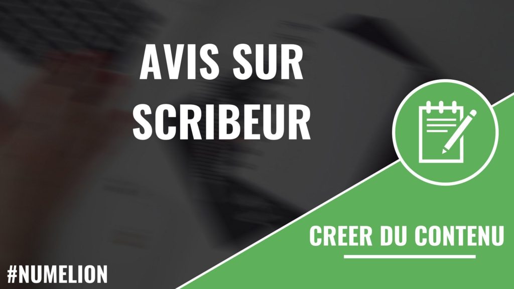 Avis sur Scribeur