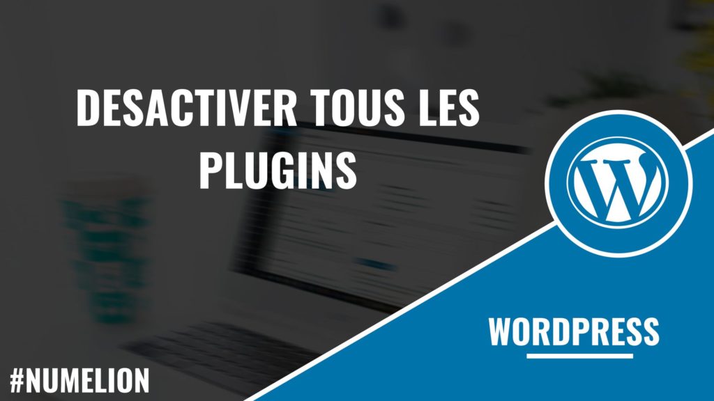 Désactiver tous les plugins Désactiver tous les plugins