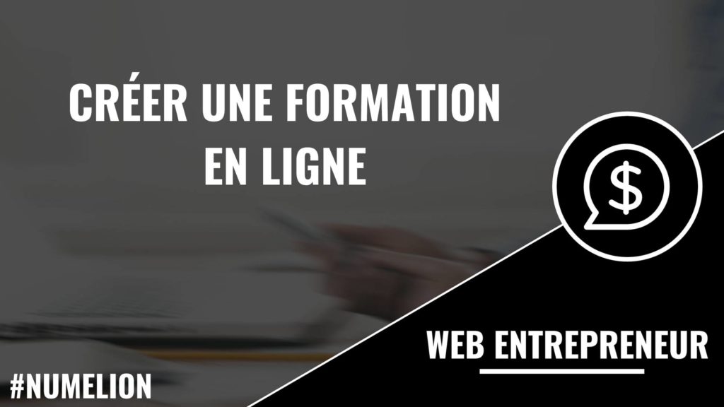 Créer une formation en ligne