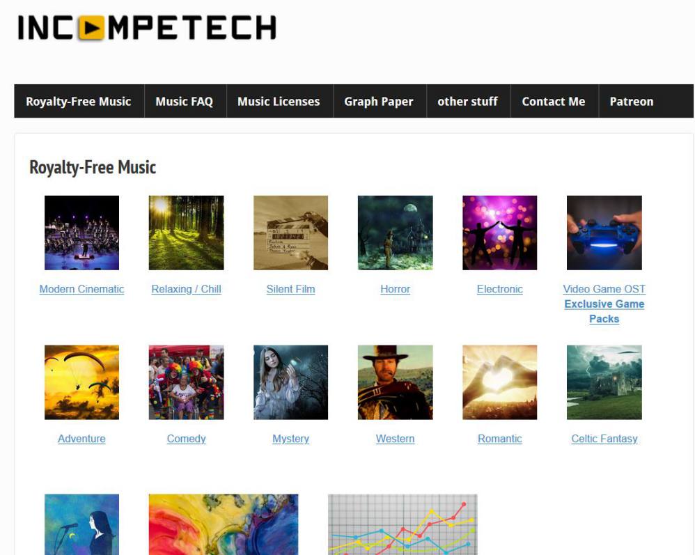 Incompetech - Royalty Free Music