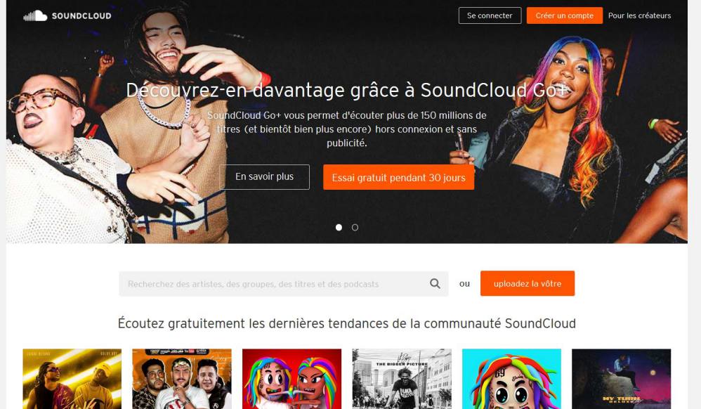 Soundcloud, une plateforme de musiques gratuites et payantes