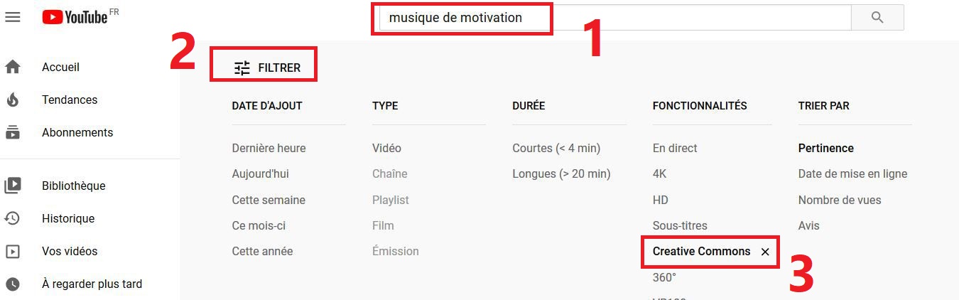 YouTube - Utiliser des musiques libres de droits et gratuites