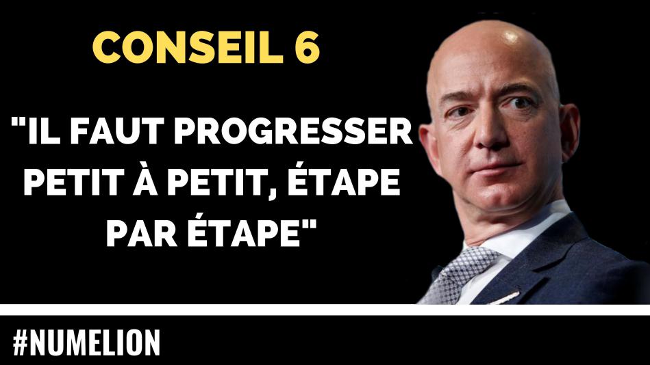 Conseil 6 du patron d'Amazon pour un business